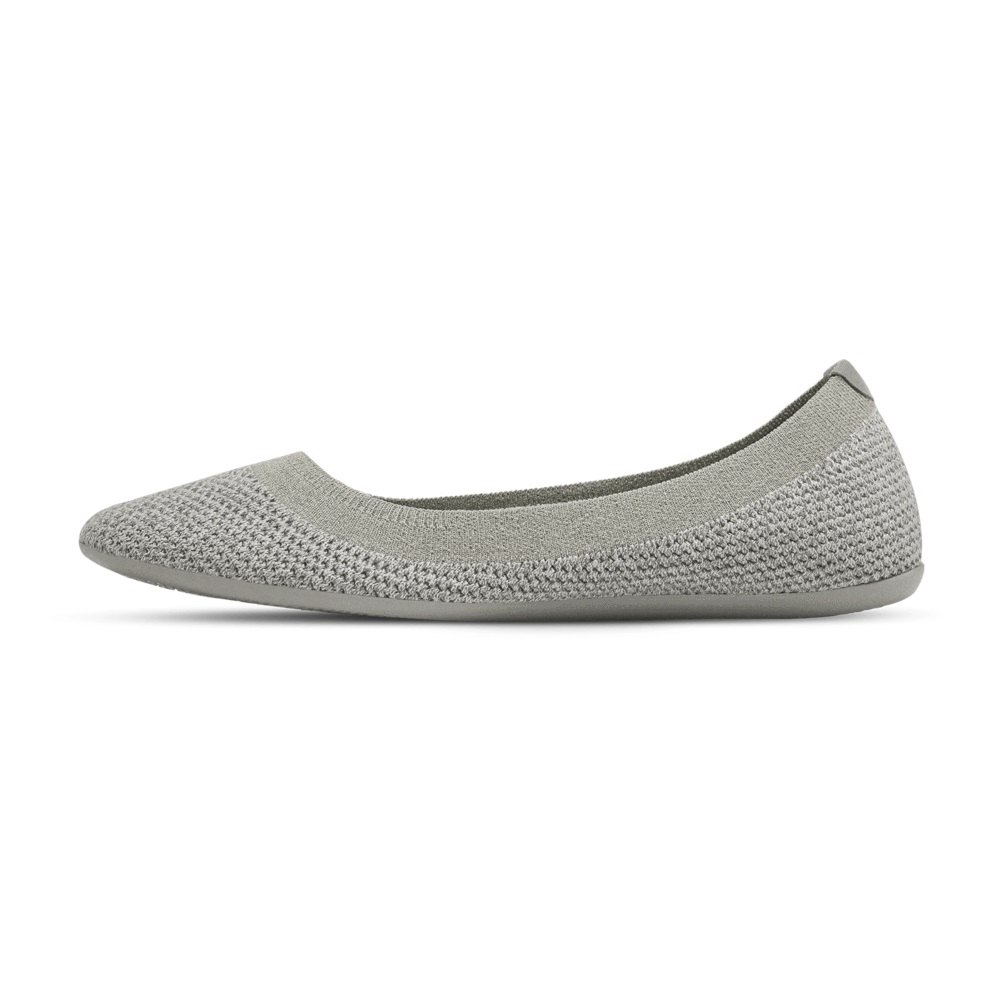 Allbirds Women\'s Flats Grey - Tree Breezers - 40329EZDY